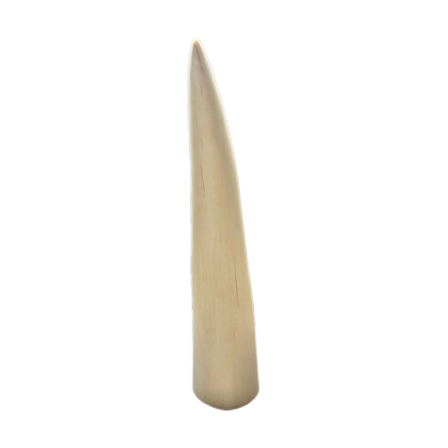 Vintage near antique carved African ivory tribal tusk