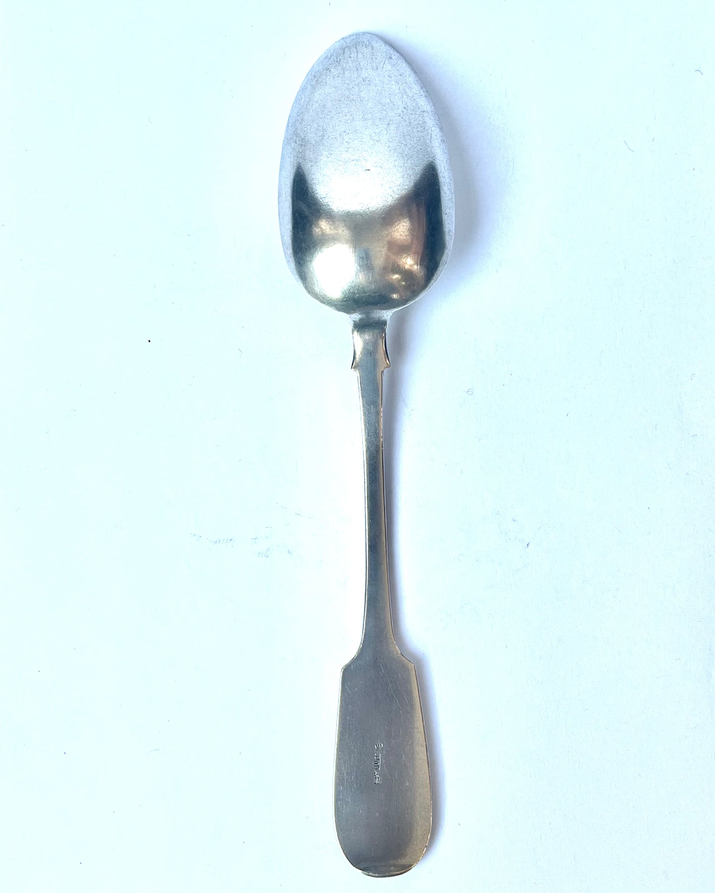 Individual Listing for elegant mid 19th century Chinese export silver spoon, 2 Available.