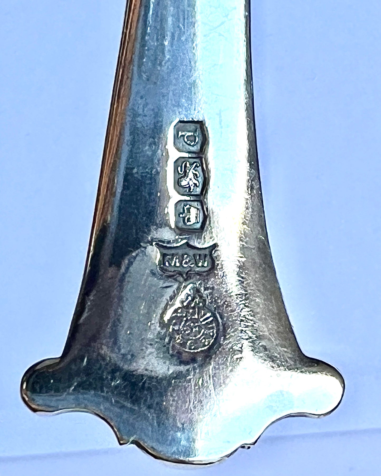 Antiguos servidores de pescado de plata esterlina de Jorge V, con marcas de Mappin & Webb, Sheffield, 1921