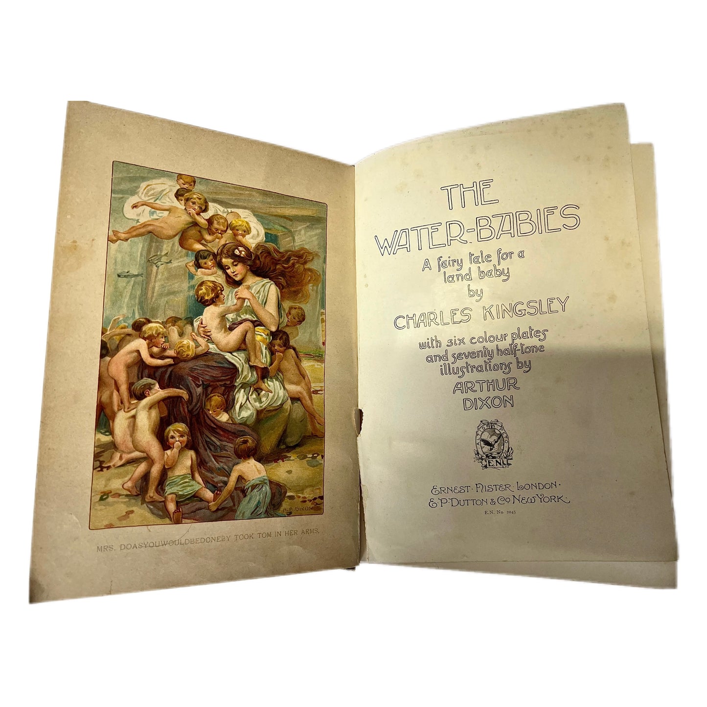 Antiquarian 1900 edition of Arthur Dixon’s The Water-Babies
