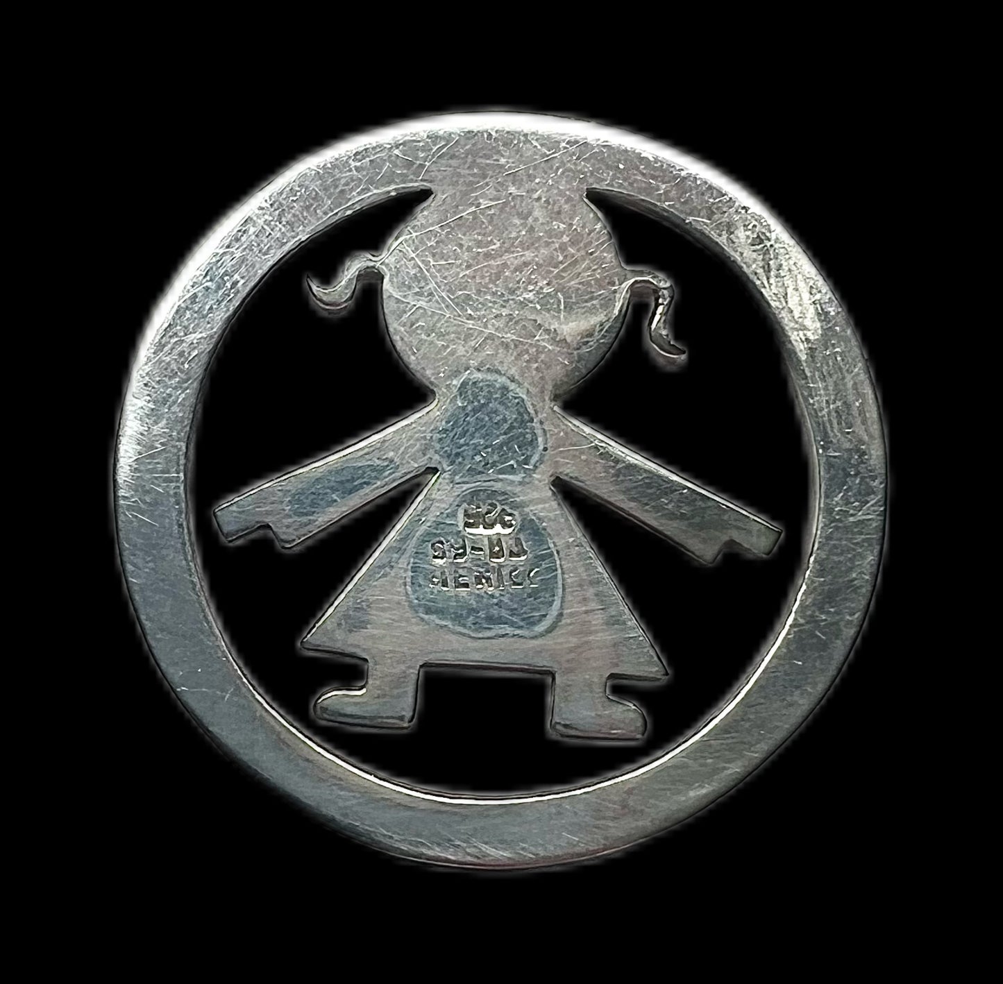 Vintage Mexican sterling silver bookmark, marked 925