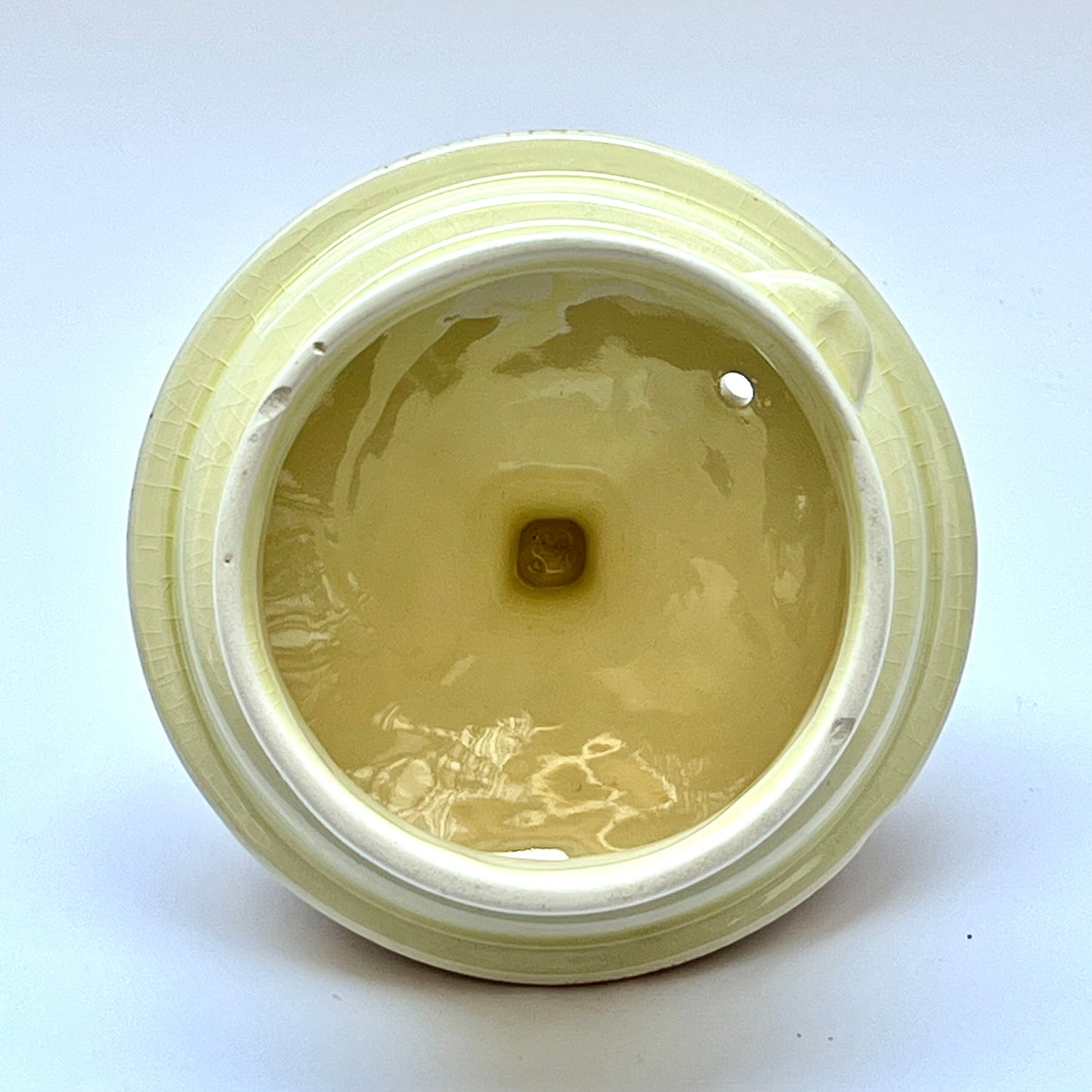 Tetera vintage novedosa de loza con diseño de Staffordshire Croft de SylvaC, década de 1930 a 1950.