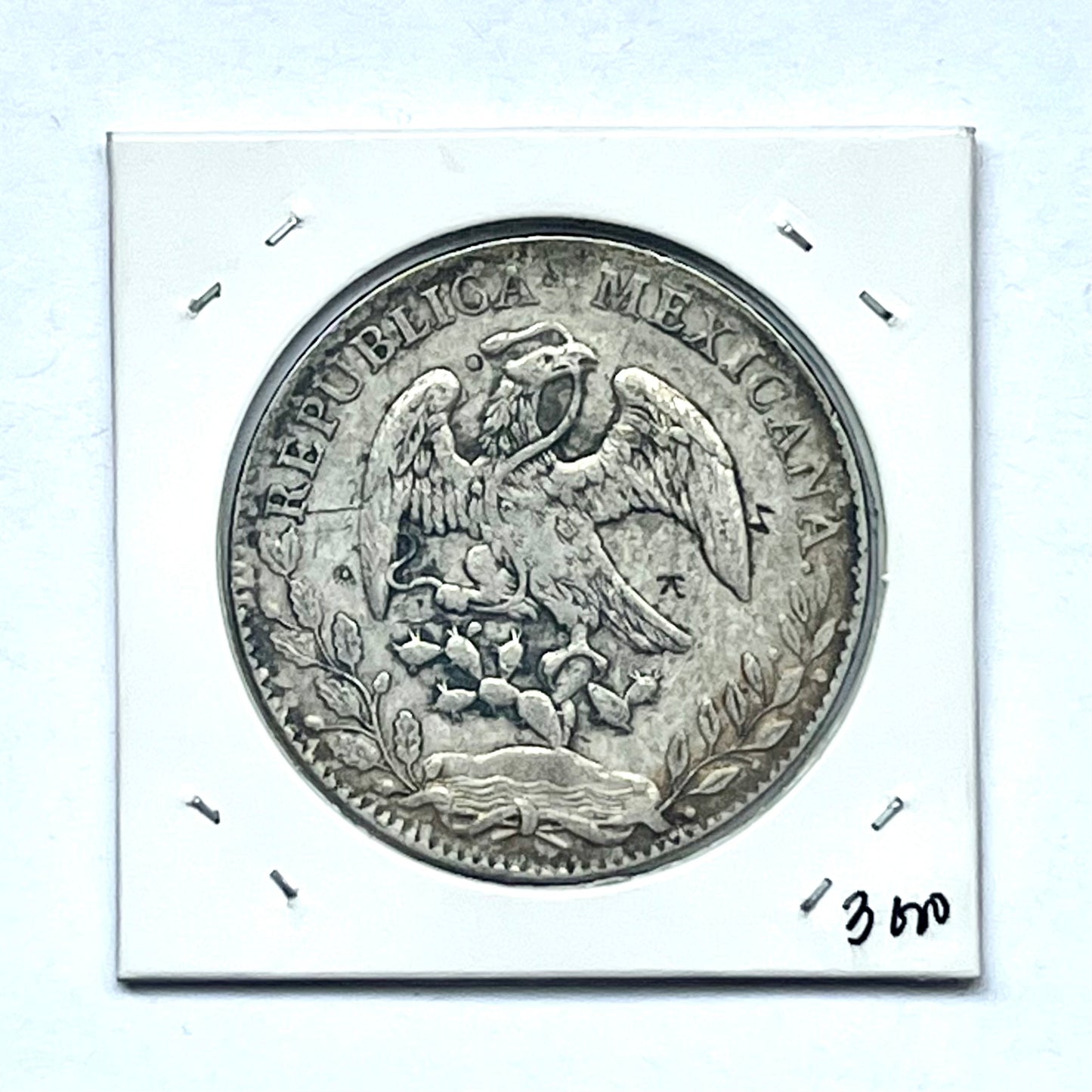 墨西哥共和国自由帽和光芒银币 8 雷亚尔,由瓜纳华托铸币厂于 1895 年左右发行