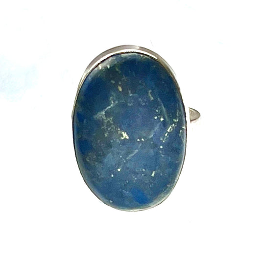 Vintage Sterling Silver and Lapis Lazuli Ring