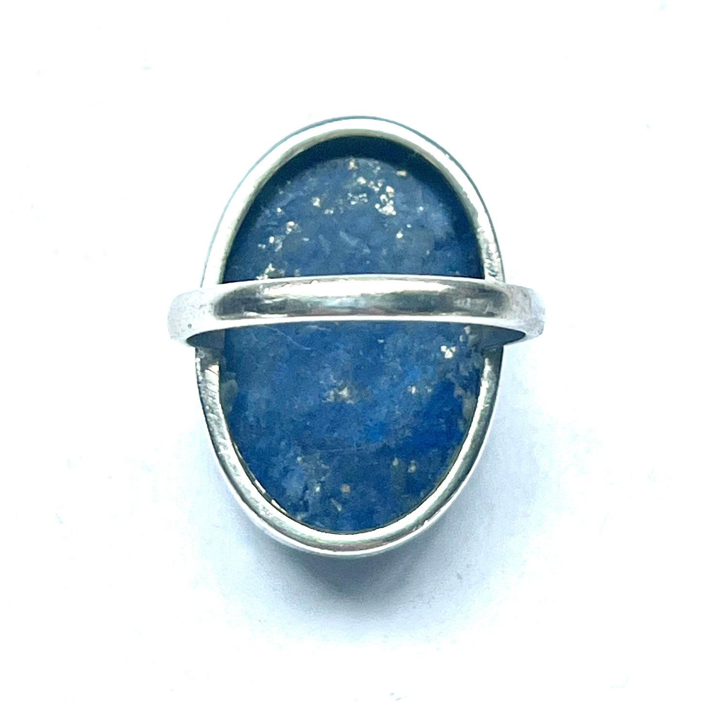 复古纯银和青金石戒指