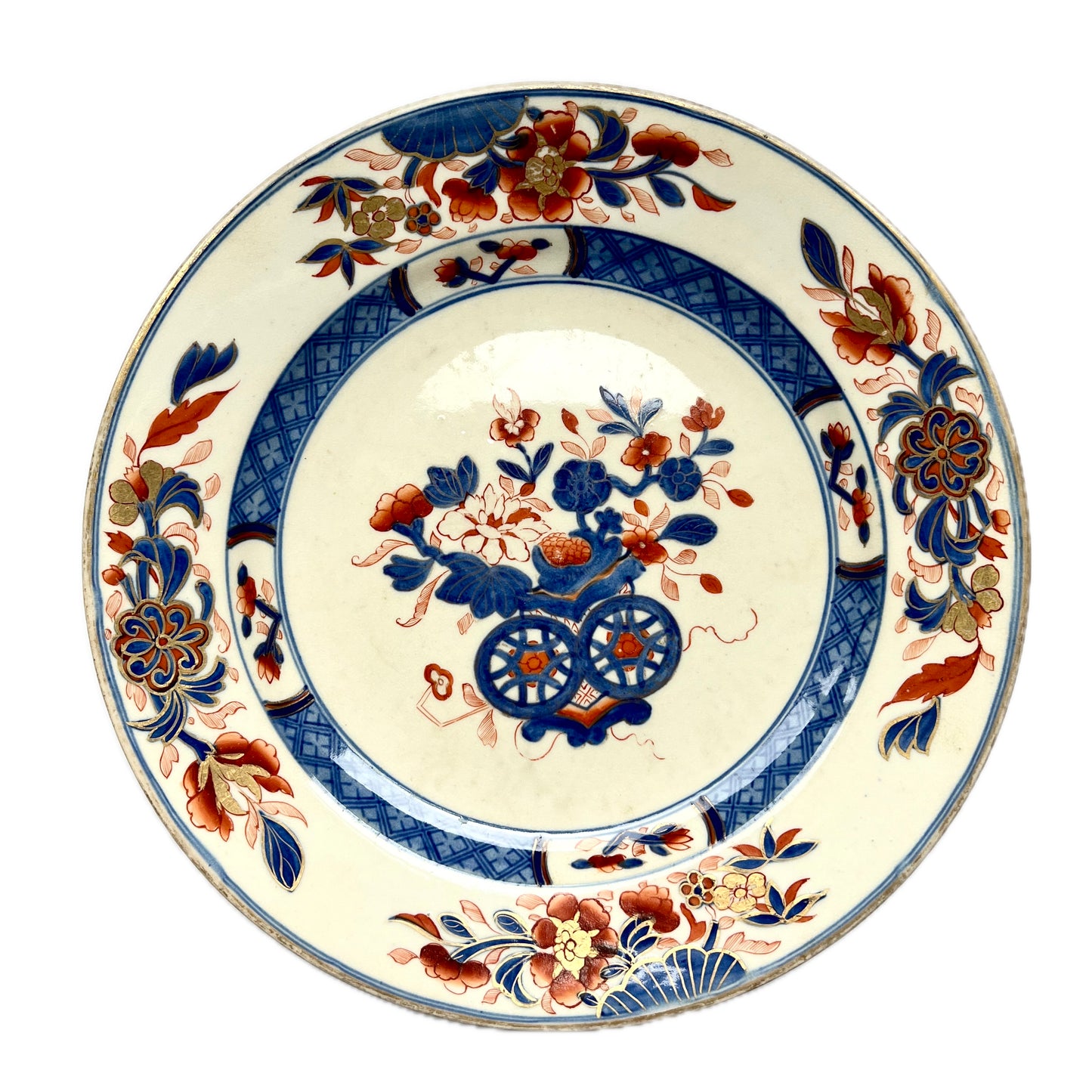 Plato chinoiserie Derby de principios del siglo XIX, circa 1820