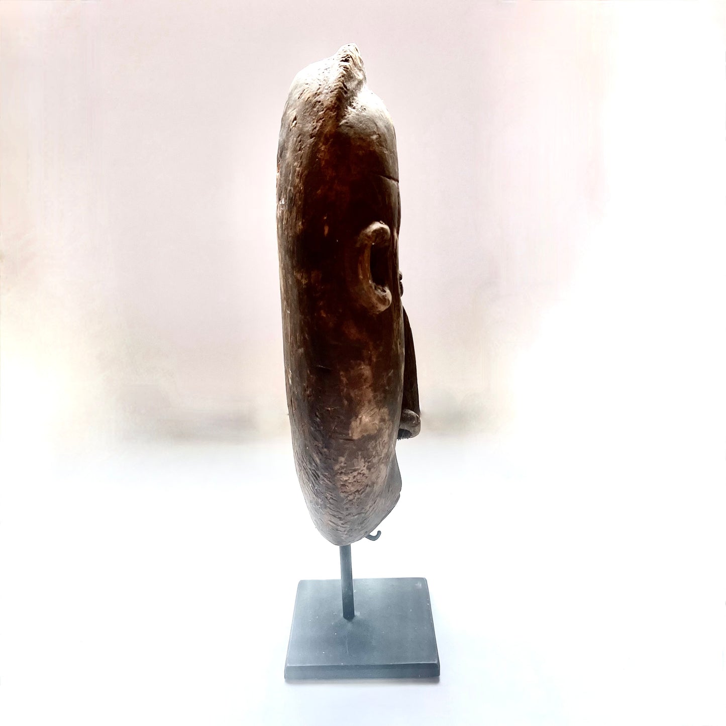 Early to mid 20th century Balsa wooden yam mask, from the Abelam tribe of the Sepik region, Papua New Guinea