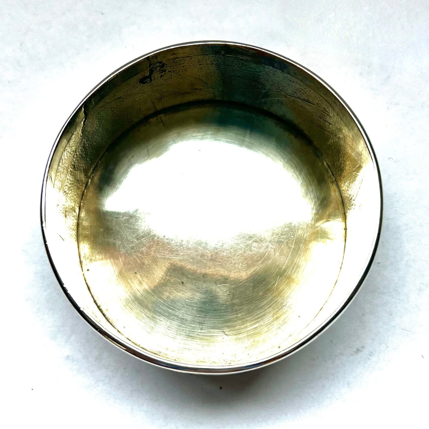 Vintage Chinese Export Silver Wine Bottle Holder / Coaster