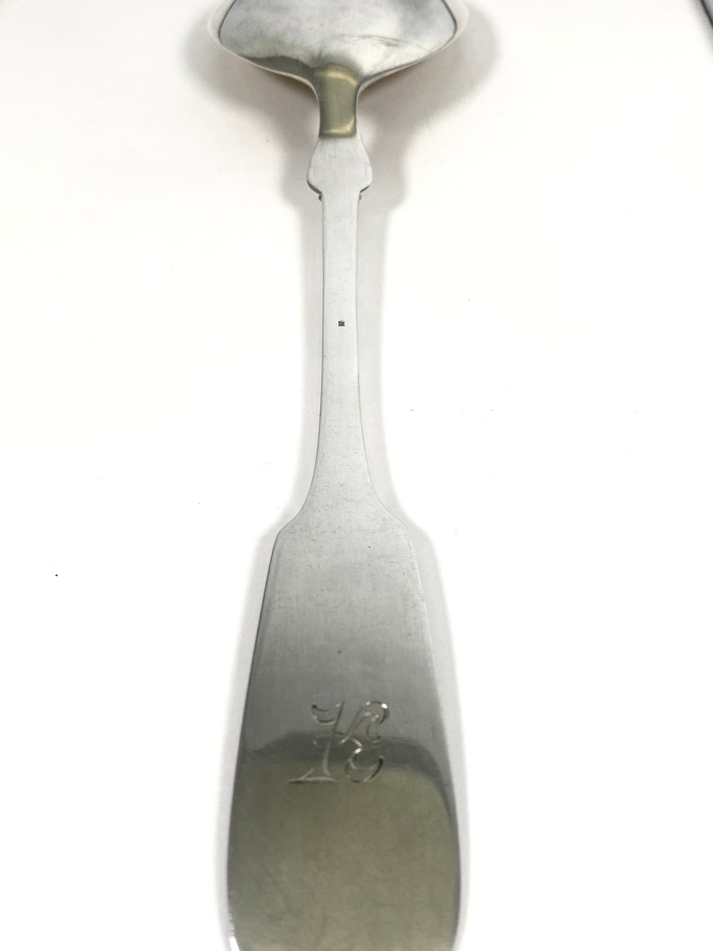 Antique Jugendstil .800 silver salad server, German/Austrian circa 1900.