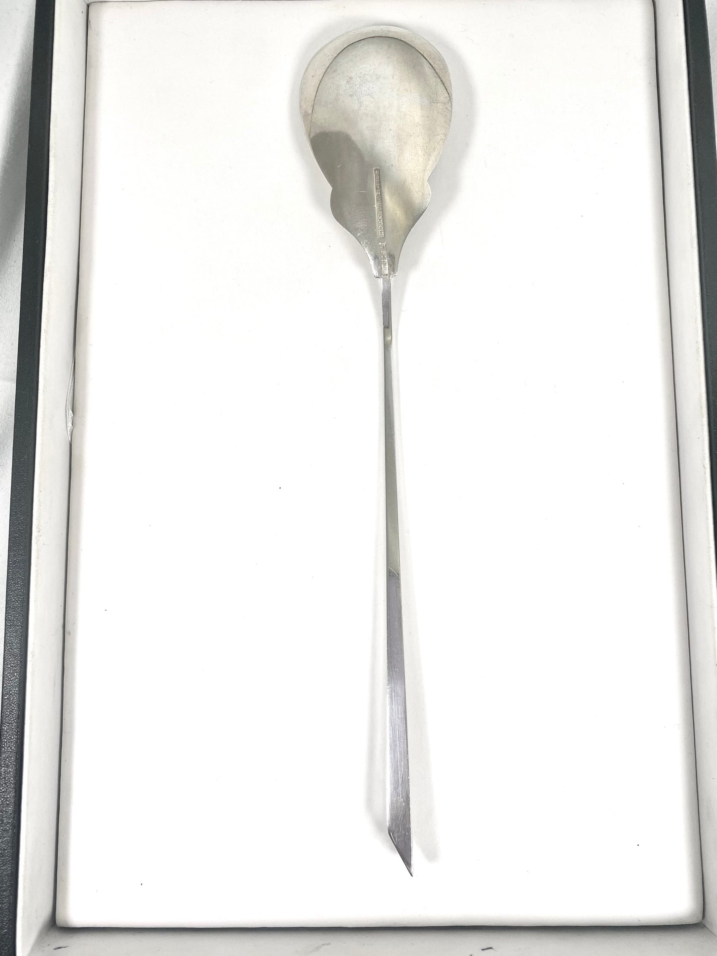 Antique Jugendstil Schellenberg .800 silver salad server, German circa 1900.