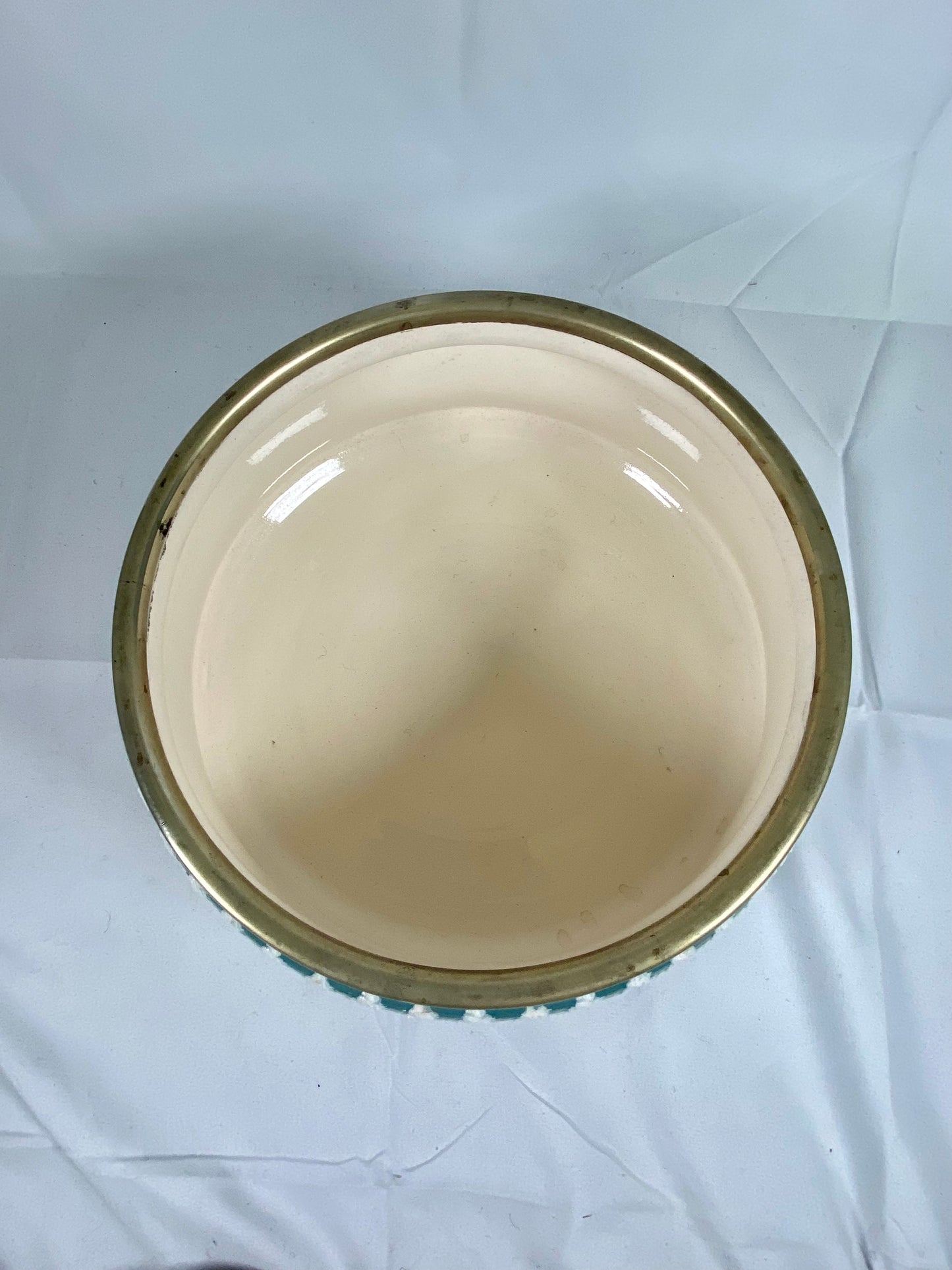 Cuenco para ensalada con cubiertos Carltonware Sprigged de Wiltshire & Robinson con diseño de Horae o Dancing Hours