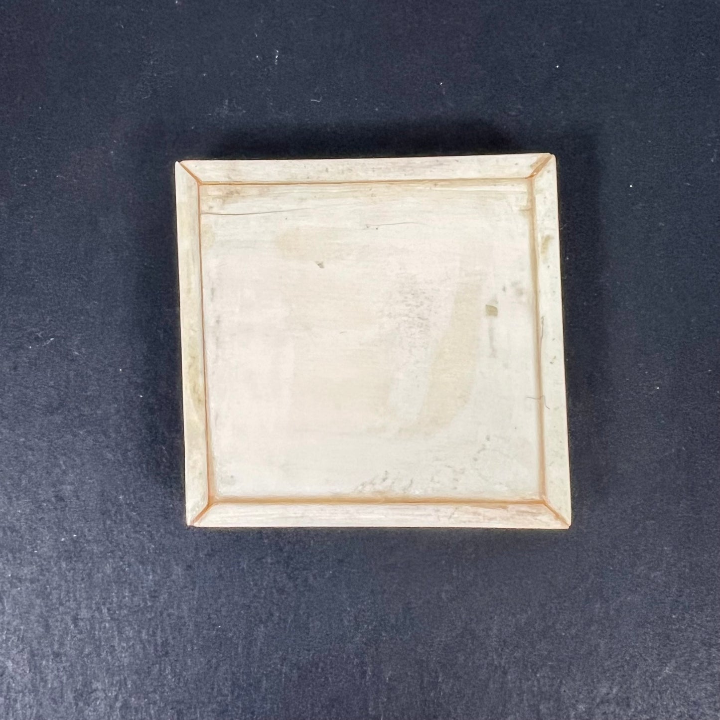 Antique Chinese 19th century Canton export ivory tangram puzzle box