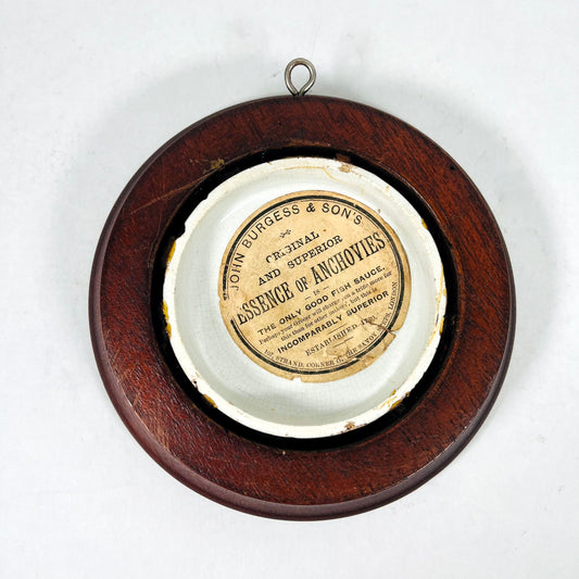 Lovely Original Timber Frame, Victorian Prattware Pot Lid "The First Appeal" inspired by John O’Keeffe, Mid 19th Century