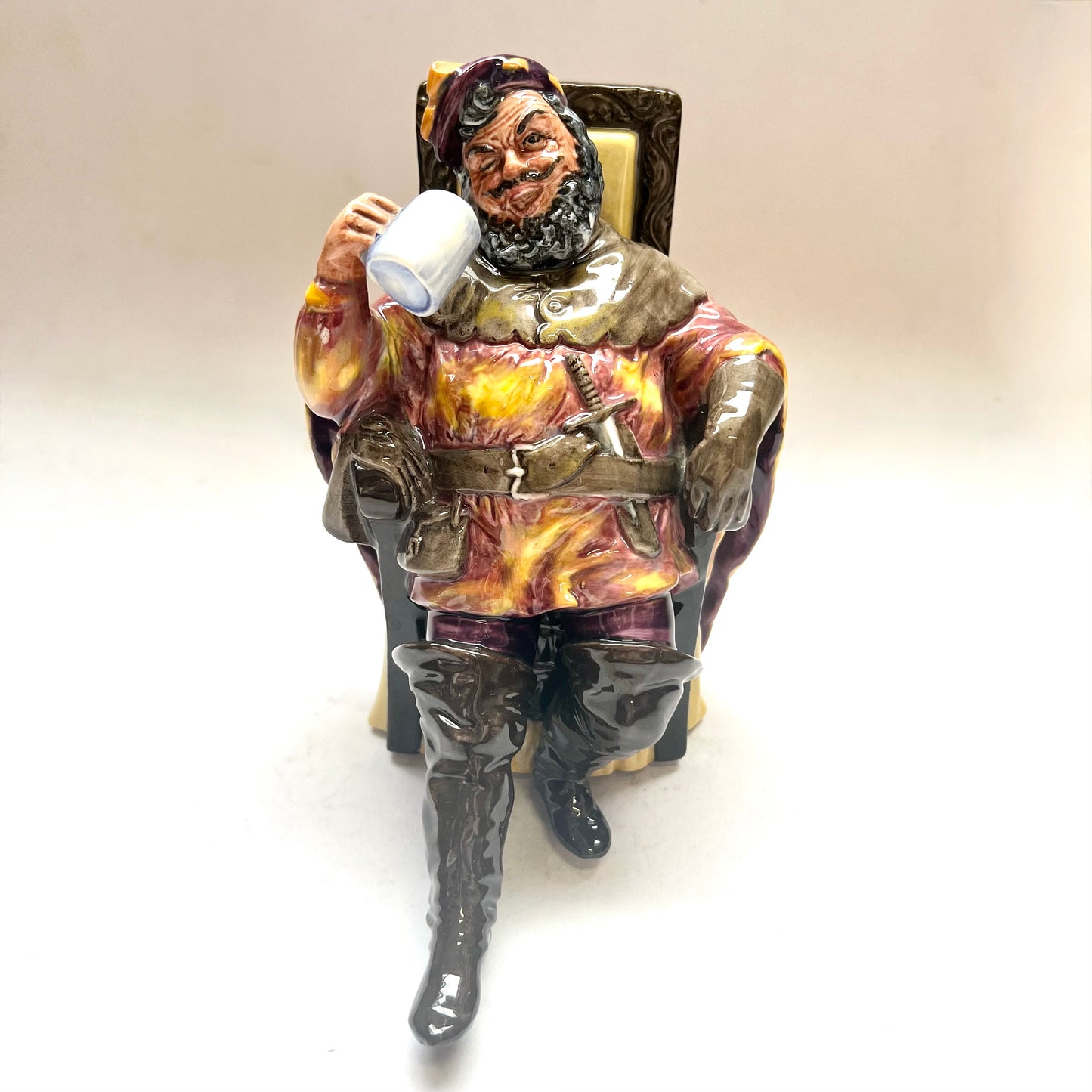 “The Foaming Quart” by Royal Doulton, Vintage Bone China Figurine