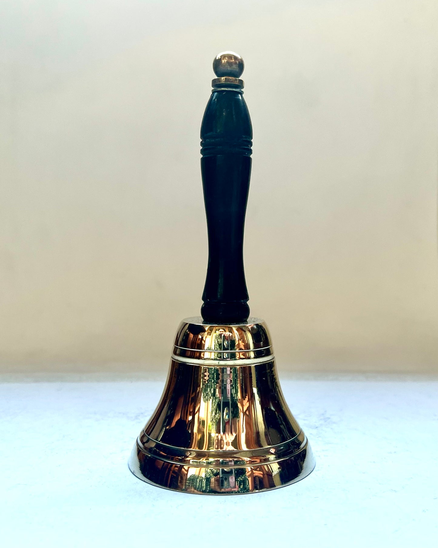 非常漂亮的爱德华风格木黄铜手铃