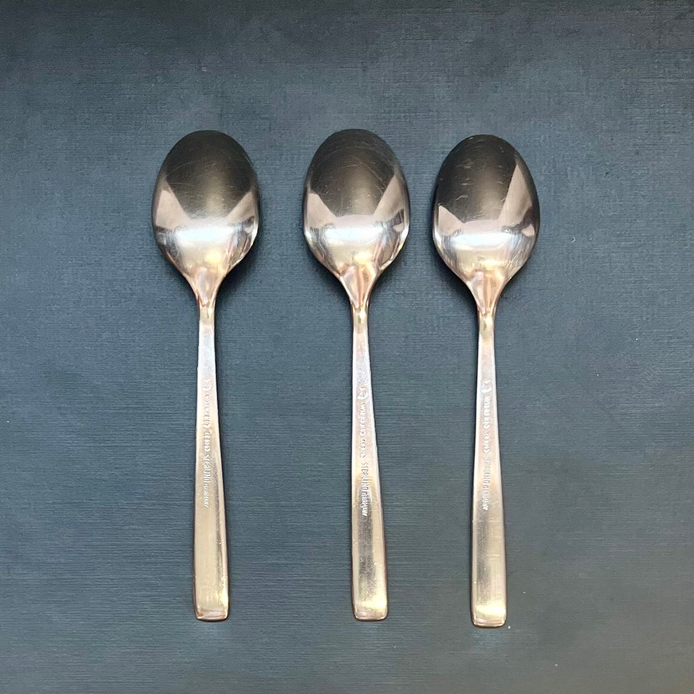 1 vintage German sterling silver spoon by Wilkens and Sohne, early 20th century