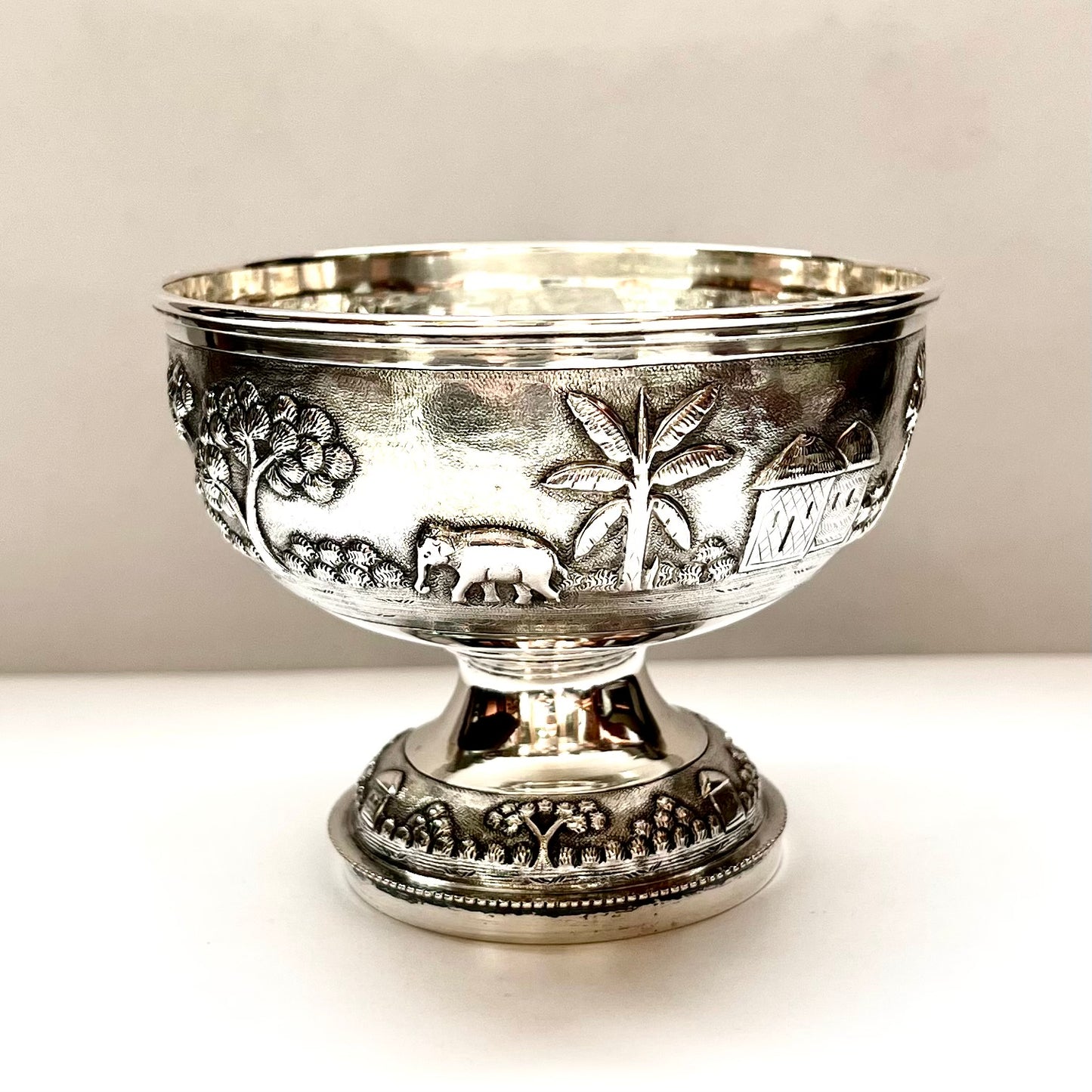 Antique Anglo-Indian Lucknow Silver Trophy, Brown Challenge Cup, Amateur Athletics