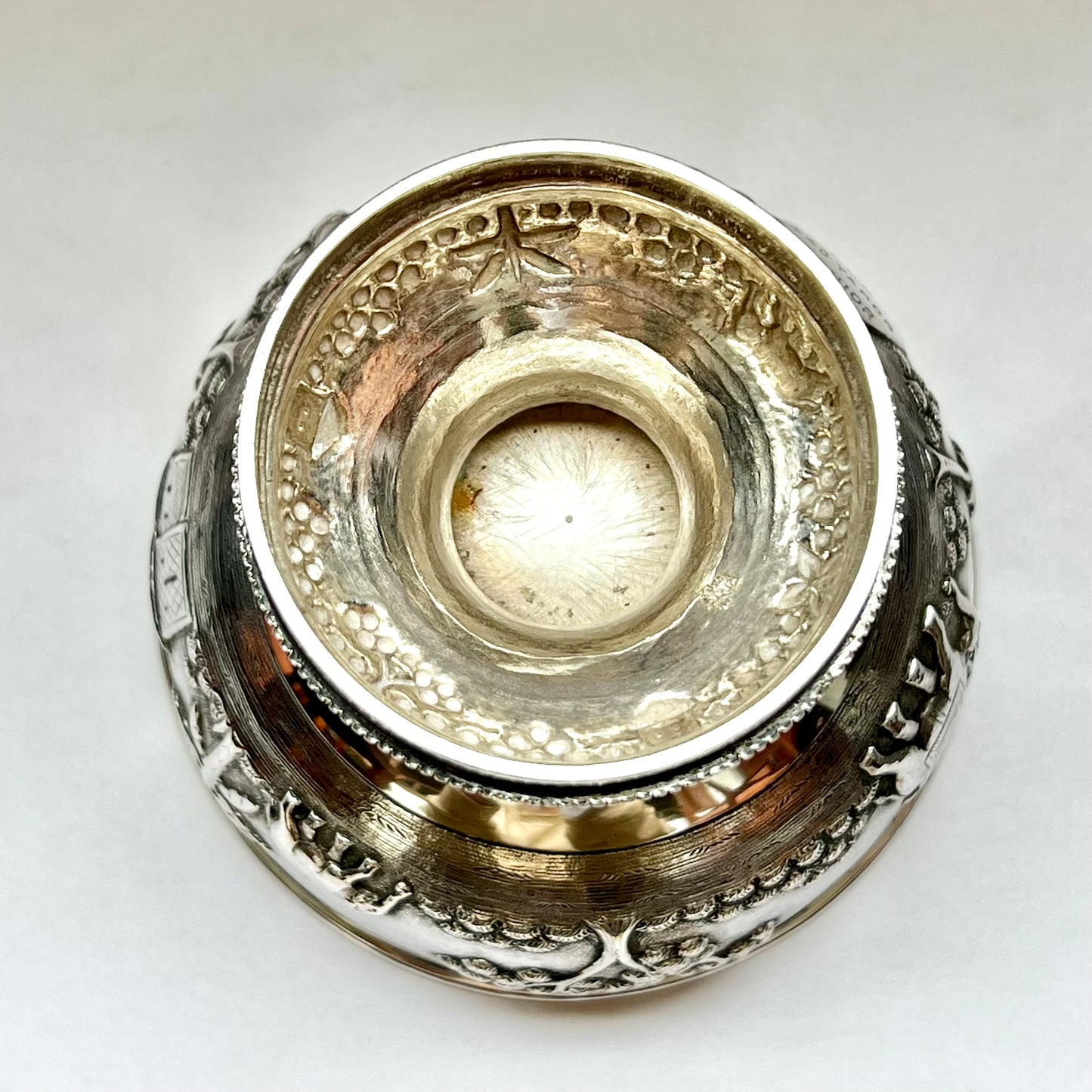 Antique Anglo-Indian Lucknow Silver Trophy, Brown Challenge Cup, Amateur Athletics