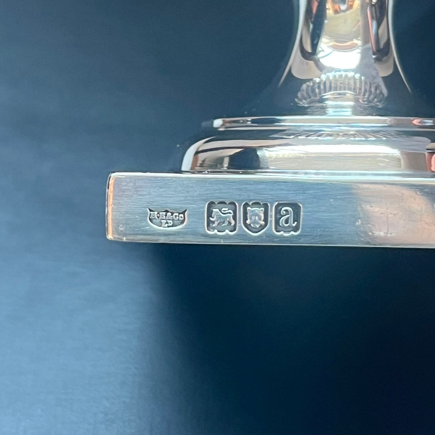 Late Victorian sterling silver sugar caster or muffineer, London 1896 , Hawksworth, Eyre & Co Ltd.