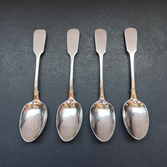 Set of 4 William IV sterling silver spoons, Robert Williams, 1836, Exeter