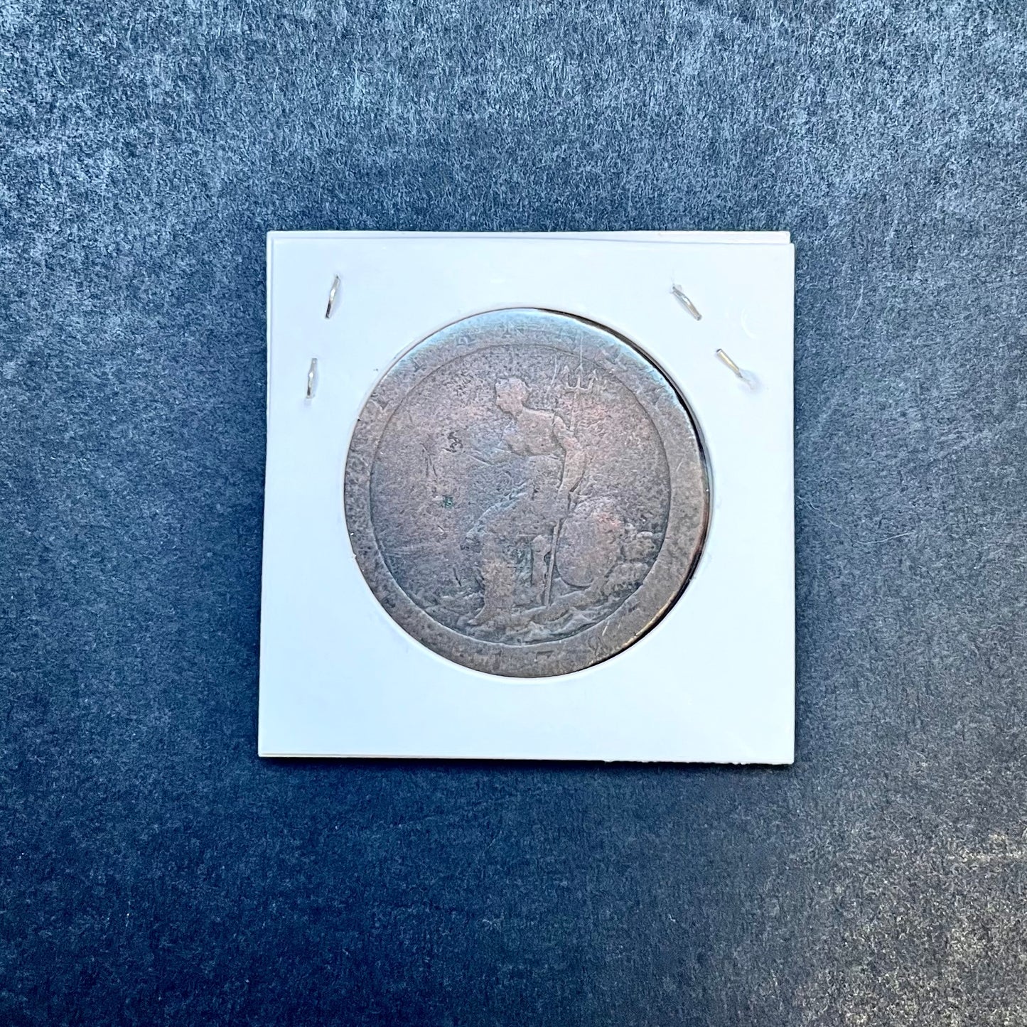 罕见的 1799 年车轮一美分硬币,由英国汉兹沃斯 Soho Mint 铸造