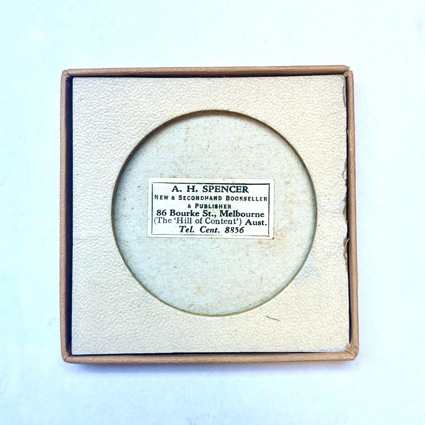 Medallón de bronce australiano antiguo, casi antiguo, de Bert Hinkler, de Londres a Darwin, 1928, Historia de la aviación poco común