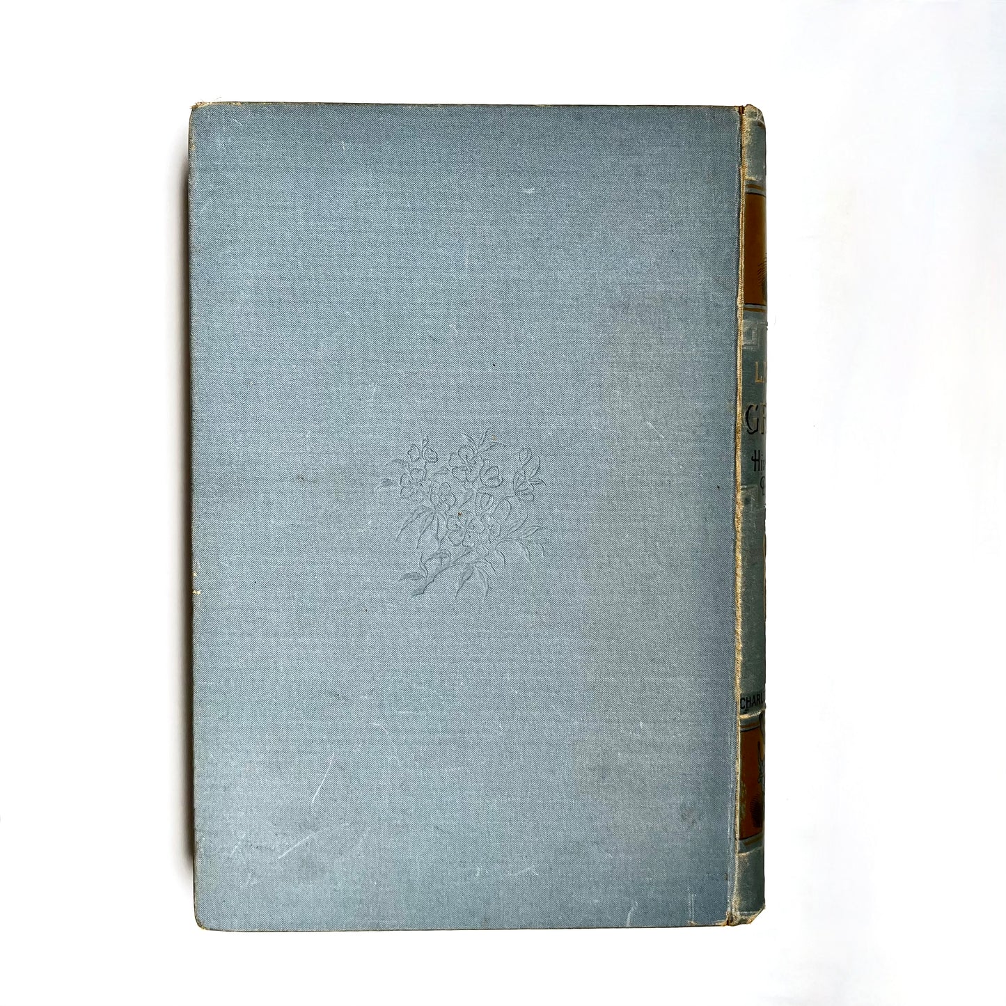 Antiquarian late 19th century volume 1st edition of “The Land Of Greece Described And Illustrated’ by Charles Henry Hanson.