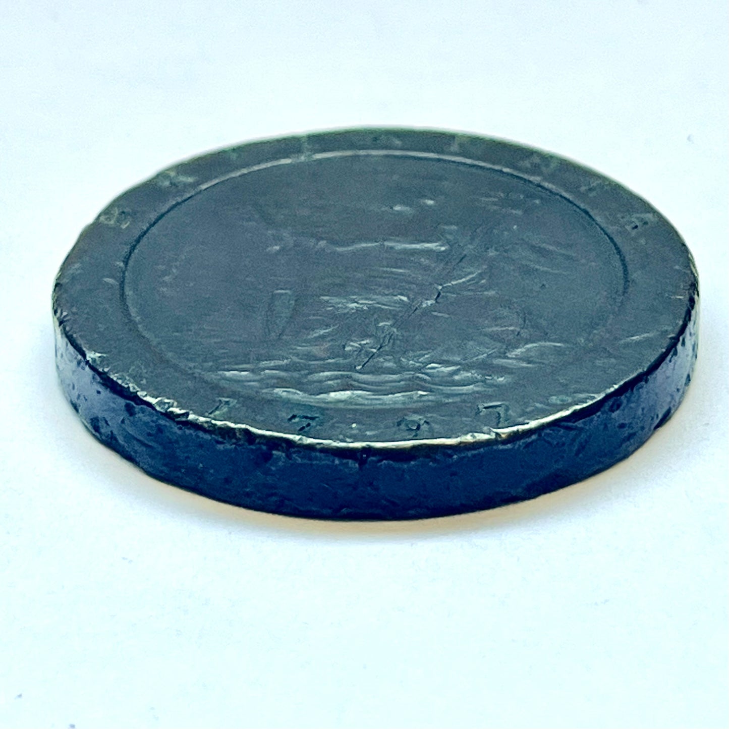 非常罕见的 1797 年未评级车轮两便士,由英国汉兹沃斯 Soho Mint 铸造