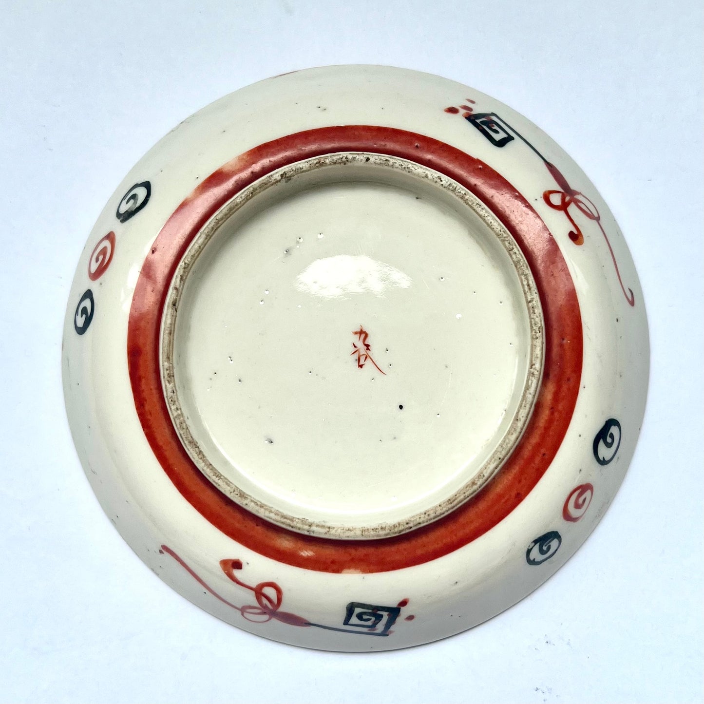 Vintage Japanese Kutani hand-painted plates circa Taisho to Showa Period (1920s to 1930s)