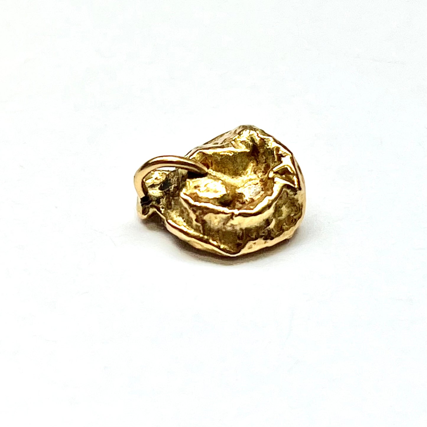 Beautiful modernist 18ct gold and diamond pendant