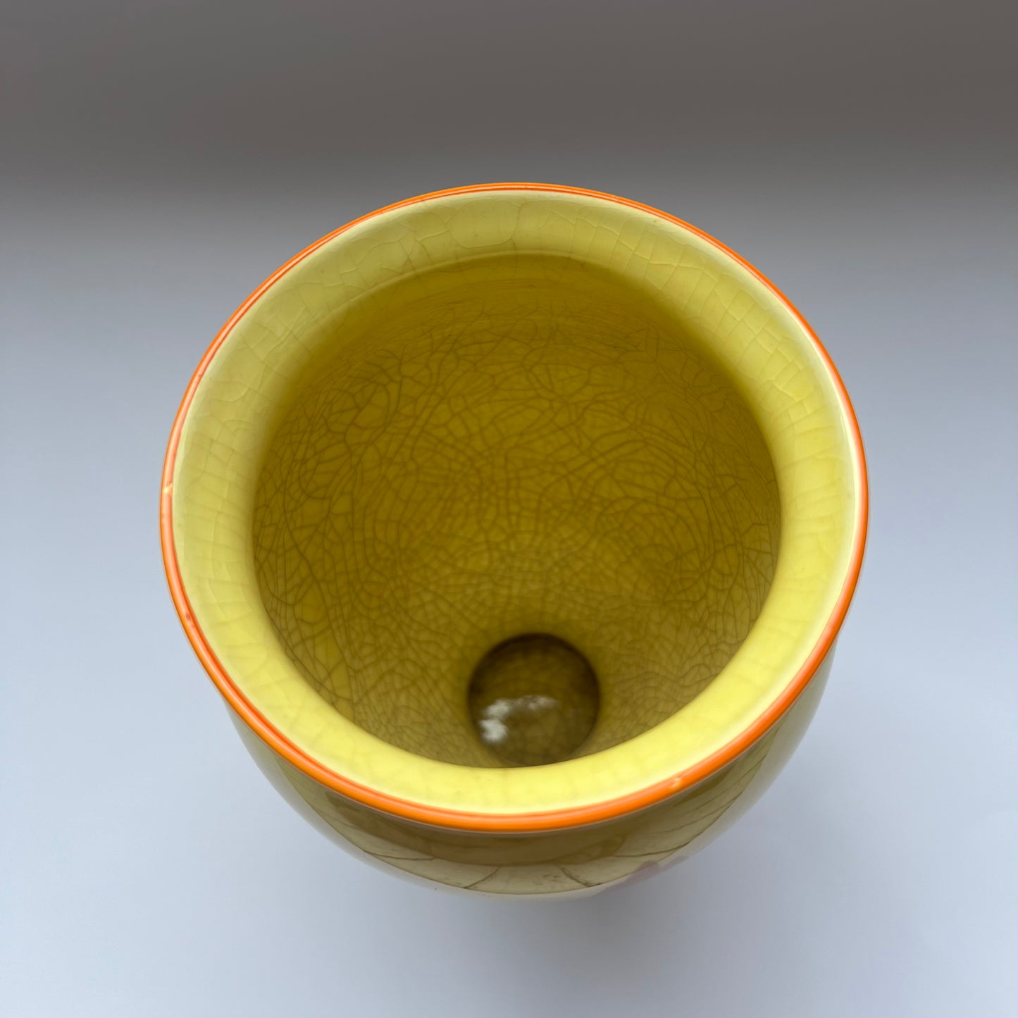 1930 年代 Carltonware 英国装饰艺术树形图案花瓶,约 1930 年代