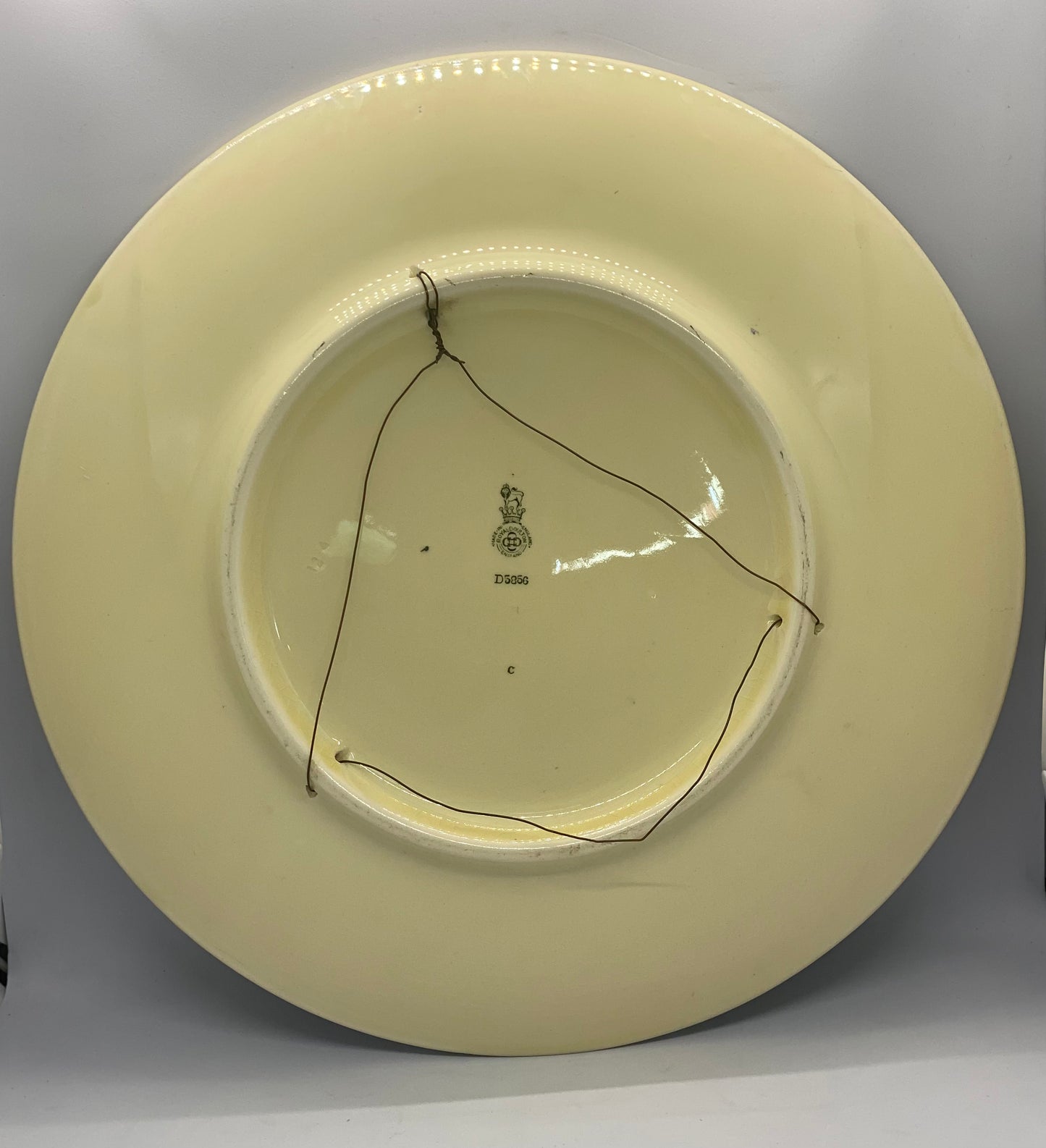 1930s Art Deco Era Royal Doulton Charger in Anemone pattern.