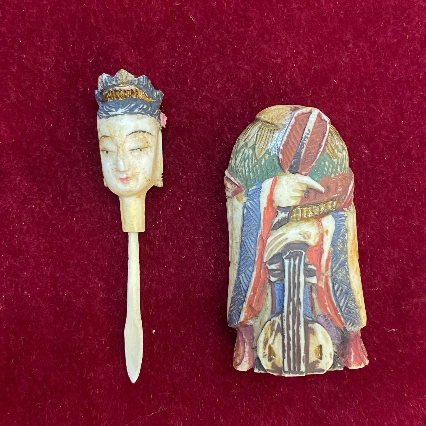 晚清象牙人物鼻烟壶