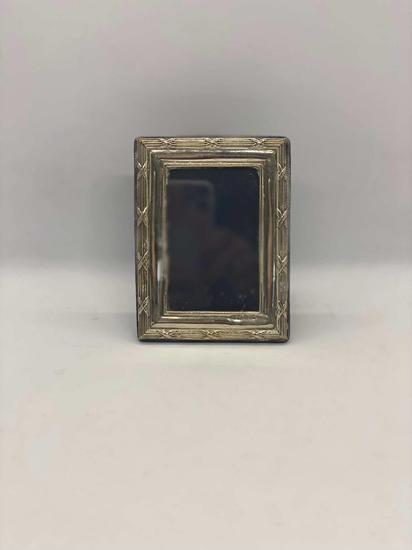 Small Vintage Sterling Silver English Photo Frame