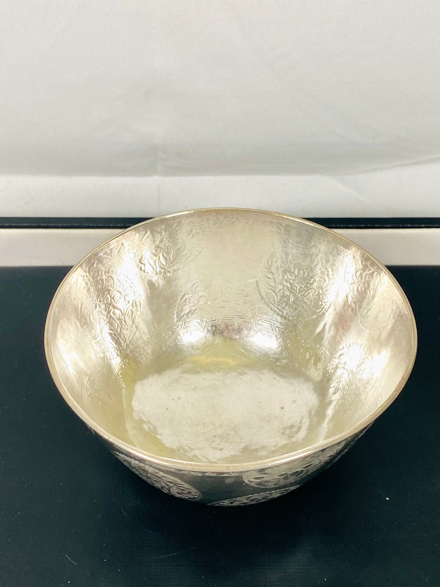 20th century Chinese export silver bowl