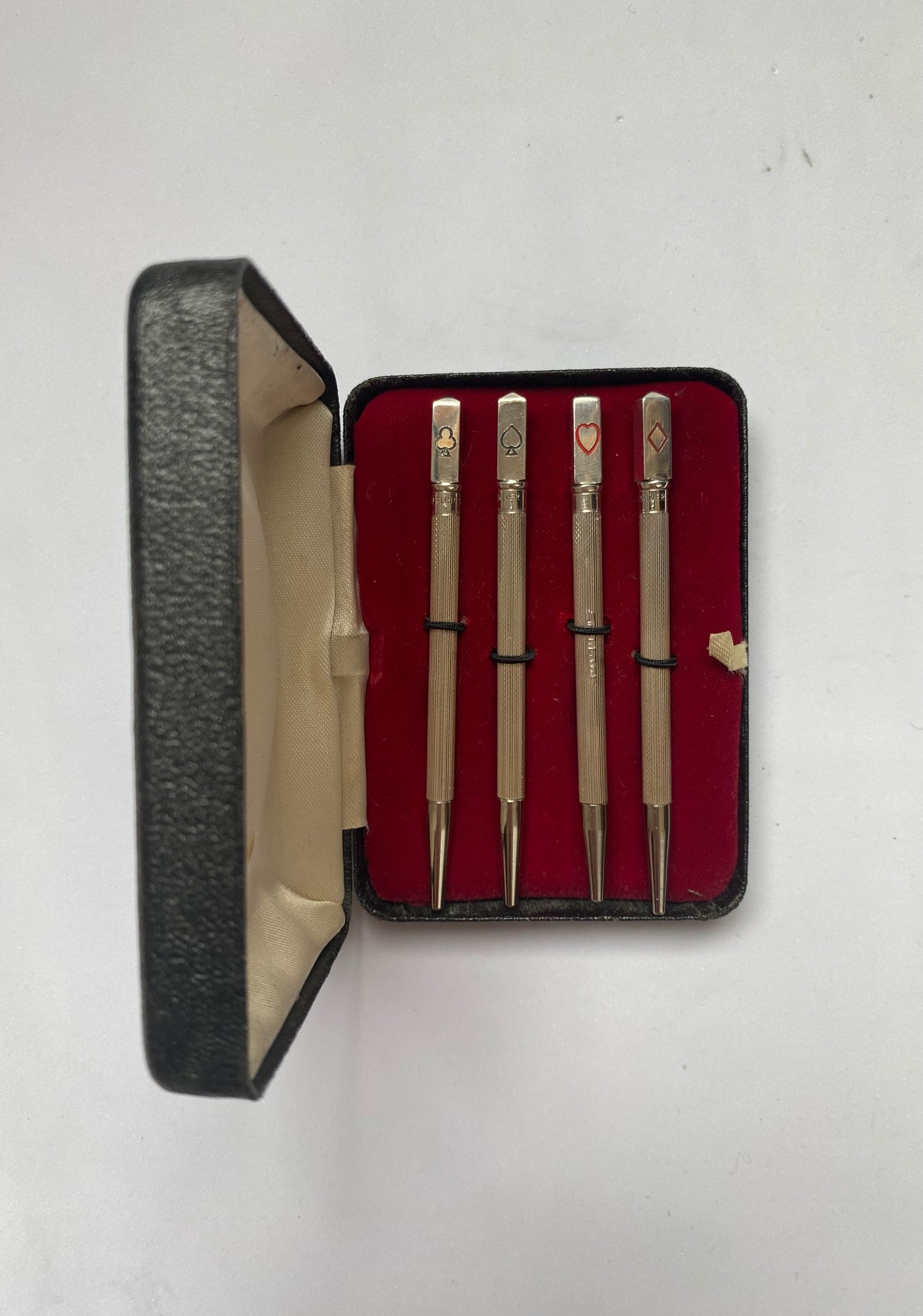 Vintage English Sterling Silver Bridge Pencils