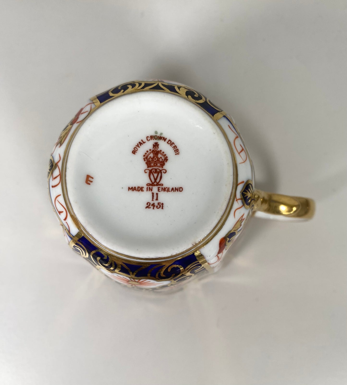 Vintage Royal Crown Derby Old Imari Pattern 2451 Teacup Trios Circa 1939 - 6 Available