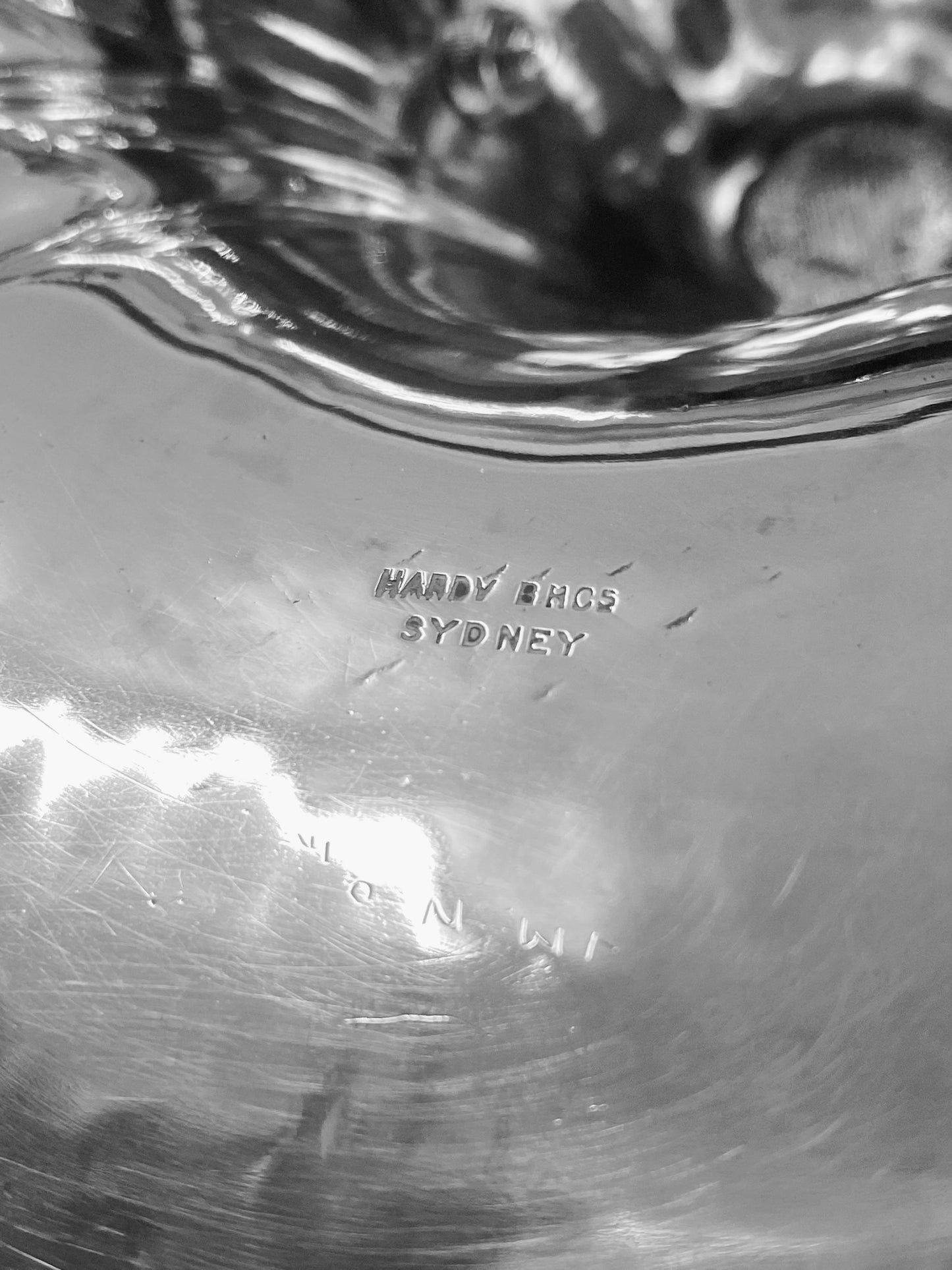 Monumental George V Hardy Brothers Fine Sterling Silver Epergne, Birmingham 1912