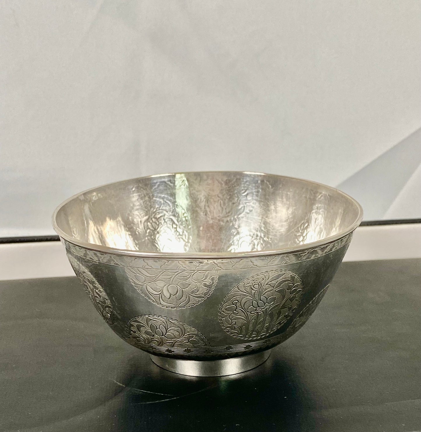 20th century Chinese export silver bowl