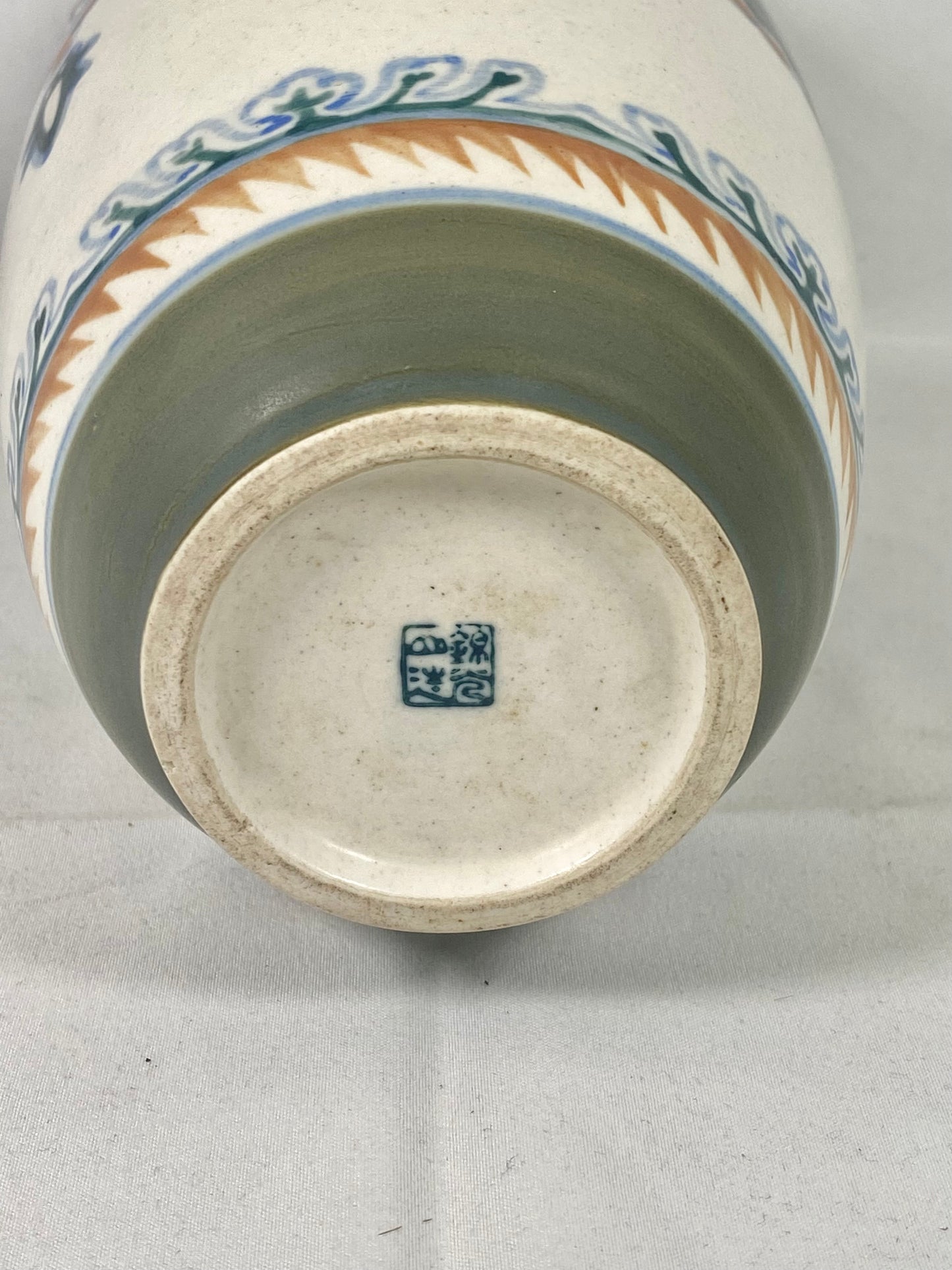Rare Art Deco Kinkozan V / Sobei VII Japanese Vase (1868-1927)
