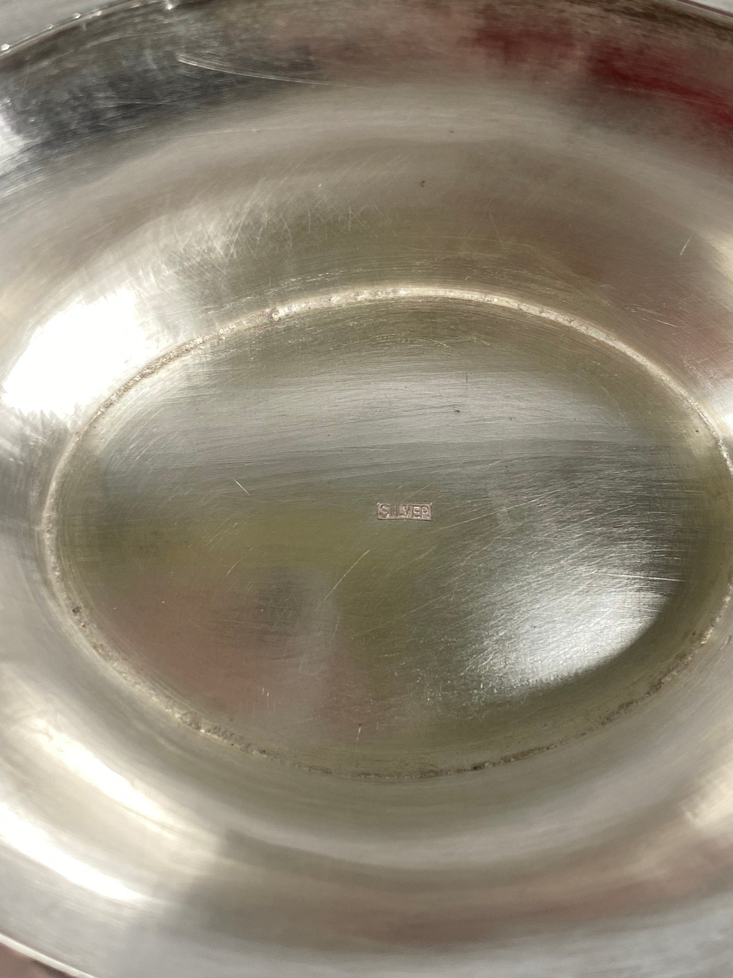 Antique Chinese Export Silver Swing-Handled Basket with Pierced Seasonal and Floral Motifs