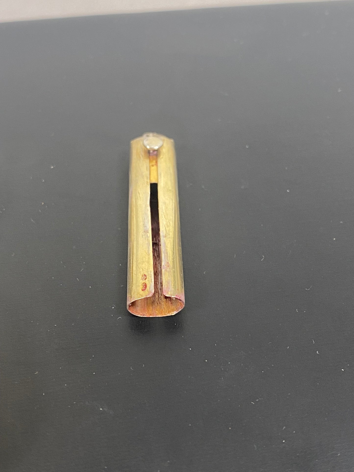 Exceptional European, Likely French Art Deco Enamel and Sterling Silver Compact- Inlaid with Red White, Black and Blue