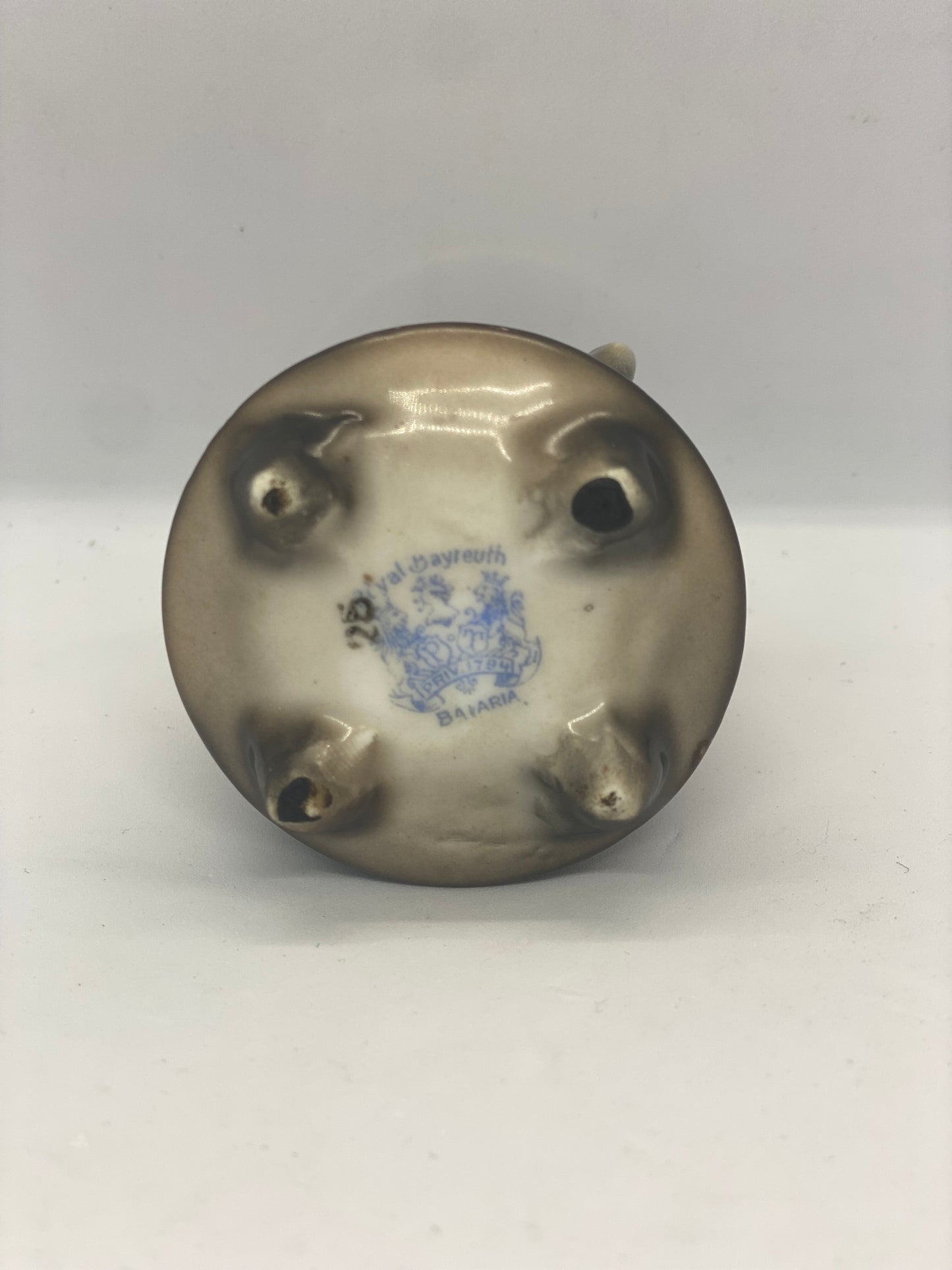 皇家拜罗伊特花束花瓶配纯银边缘,伯明翰 1911 年