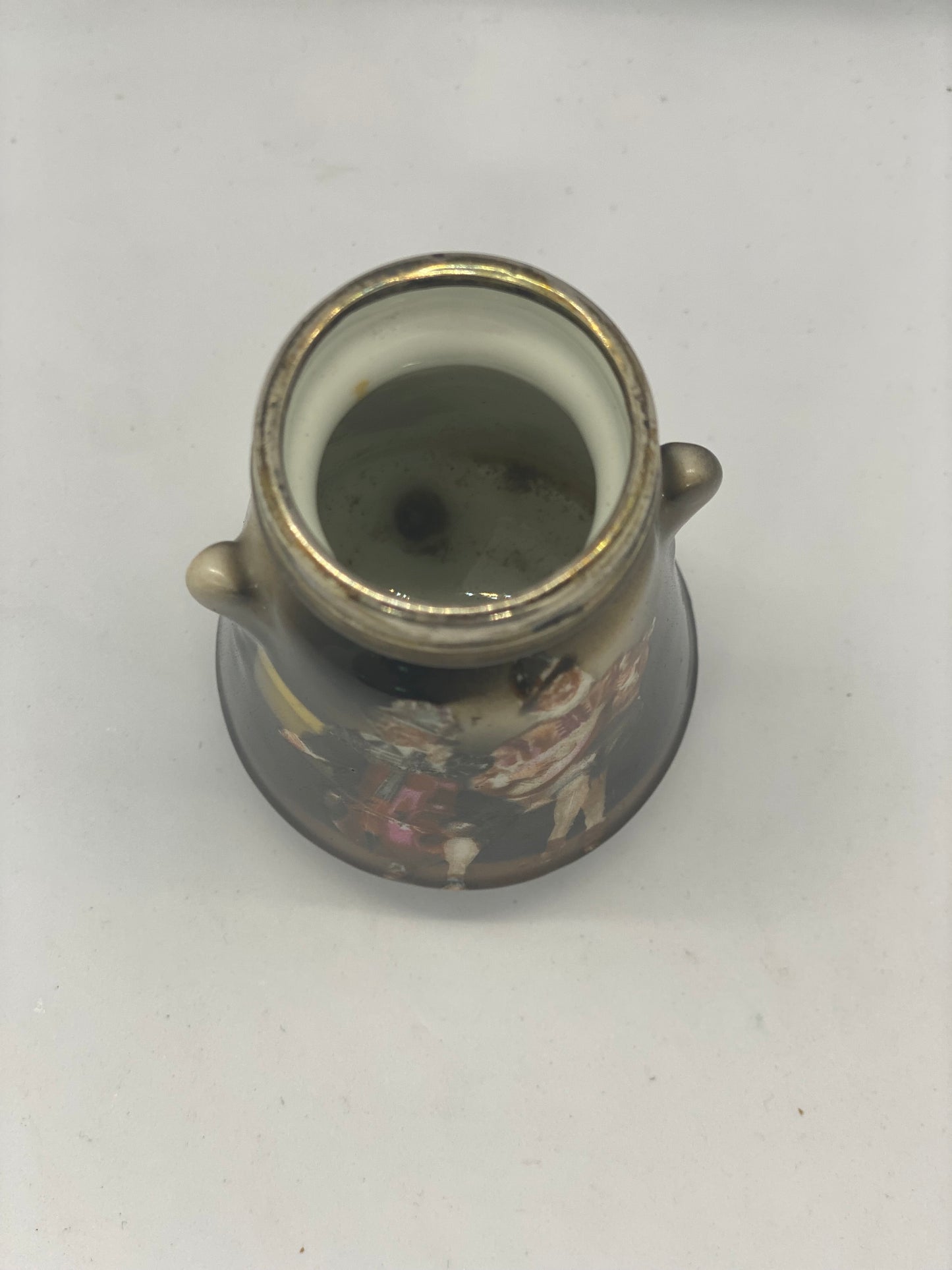 皇家拜罗伊特花束花瓶配纯银边缘,伯明翰 1911 年