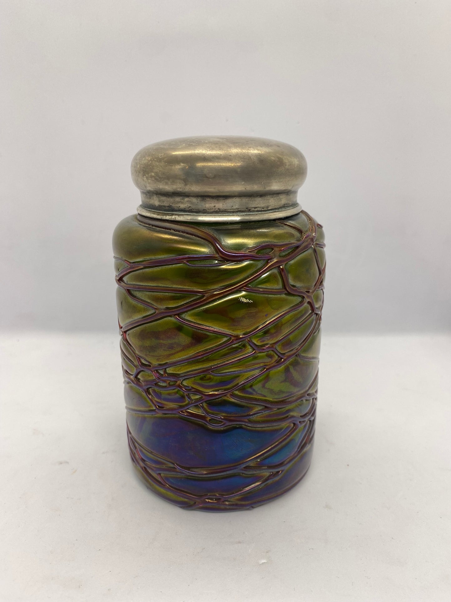 Tarro de tabaco Pallme-Konig, circa 1890 a 1900 *Ejemplo antiguo y raro*