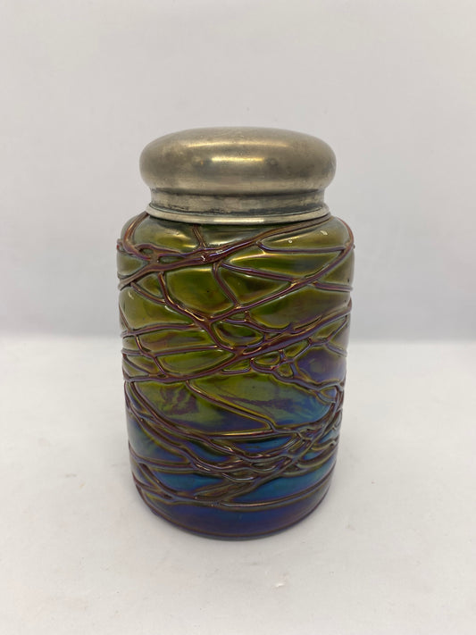 Tarro de tabaco Pallme-Konig, circa 1890 a 1900 *Ejemplo antiguo y raro*