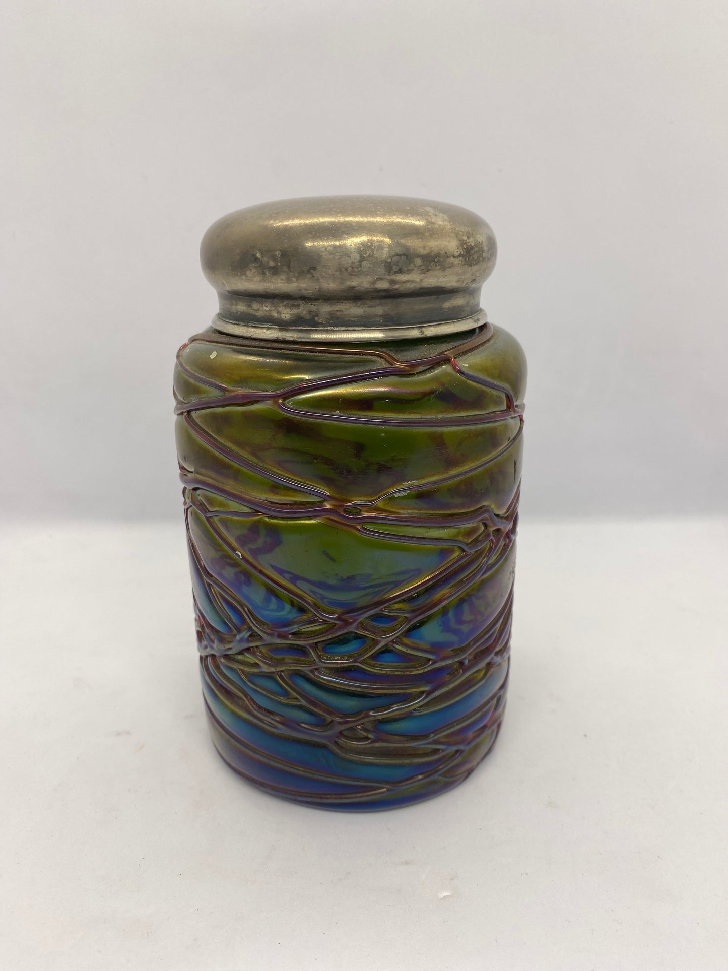 Tarro de tabaco Pallme-Konig, circa 1890 a 1900 *Ejemplo antiguo y raro*