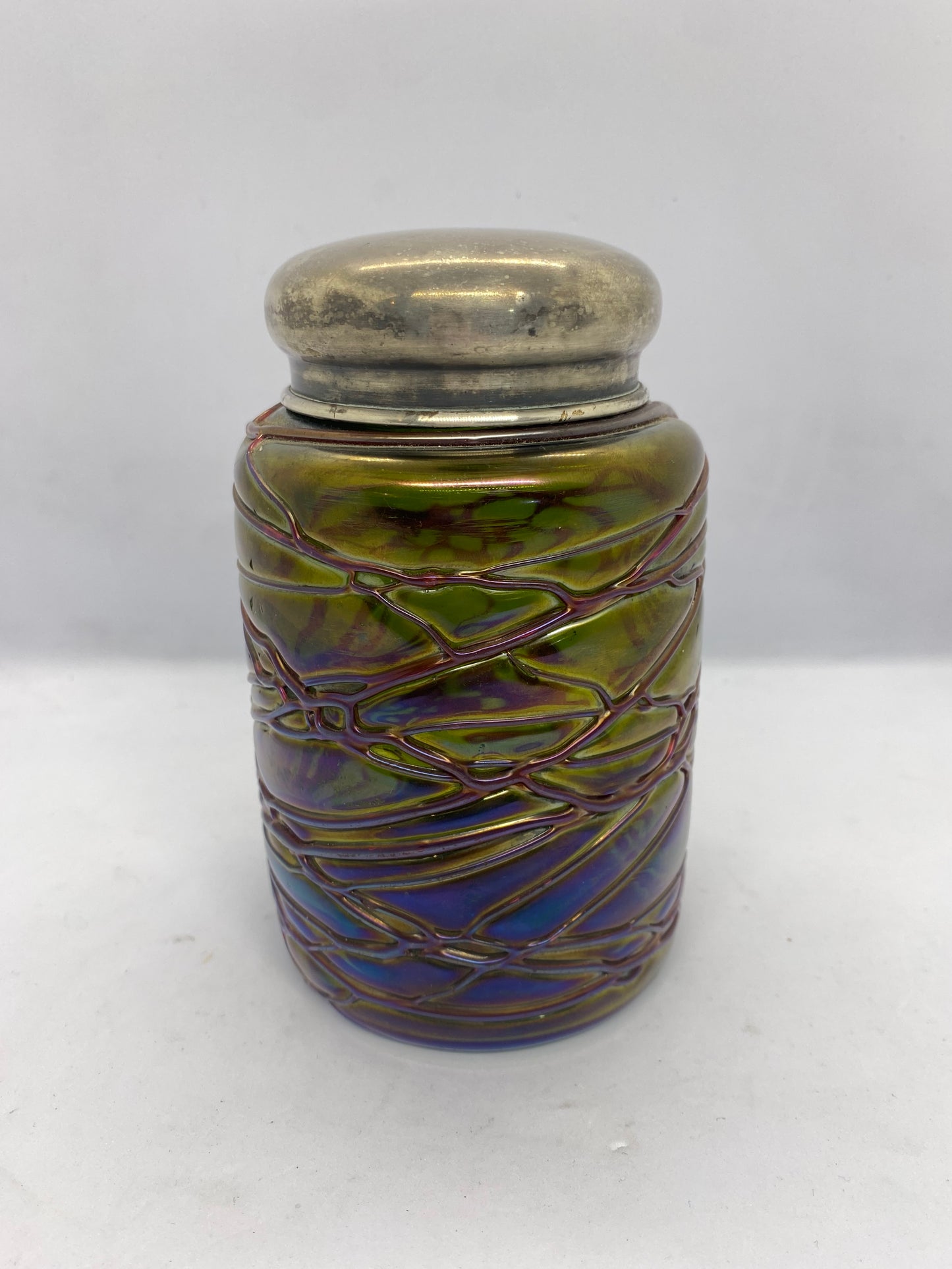 Tarro de tabaco Pallme-Konig, circa 1890 a 1900 *Ejemplo antiguo y raro*