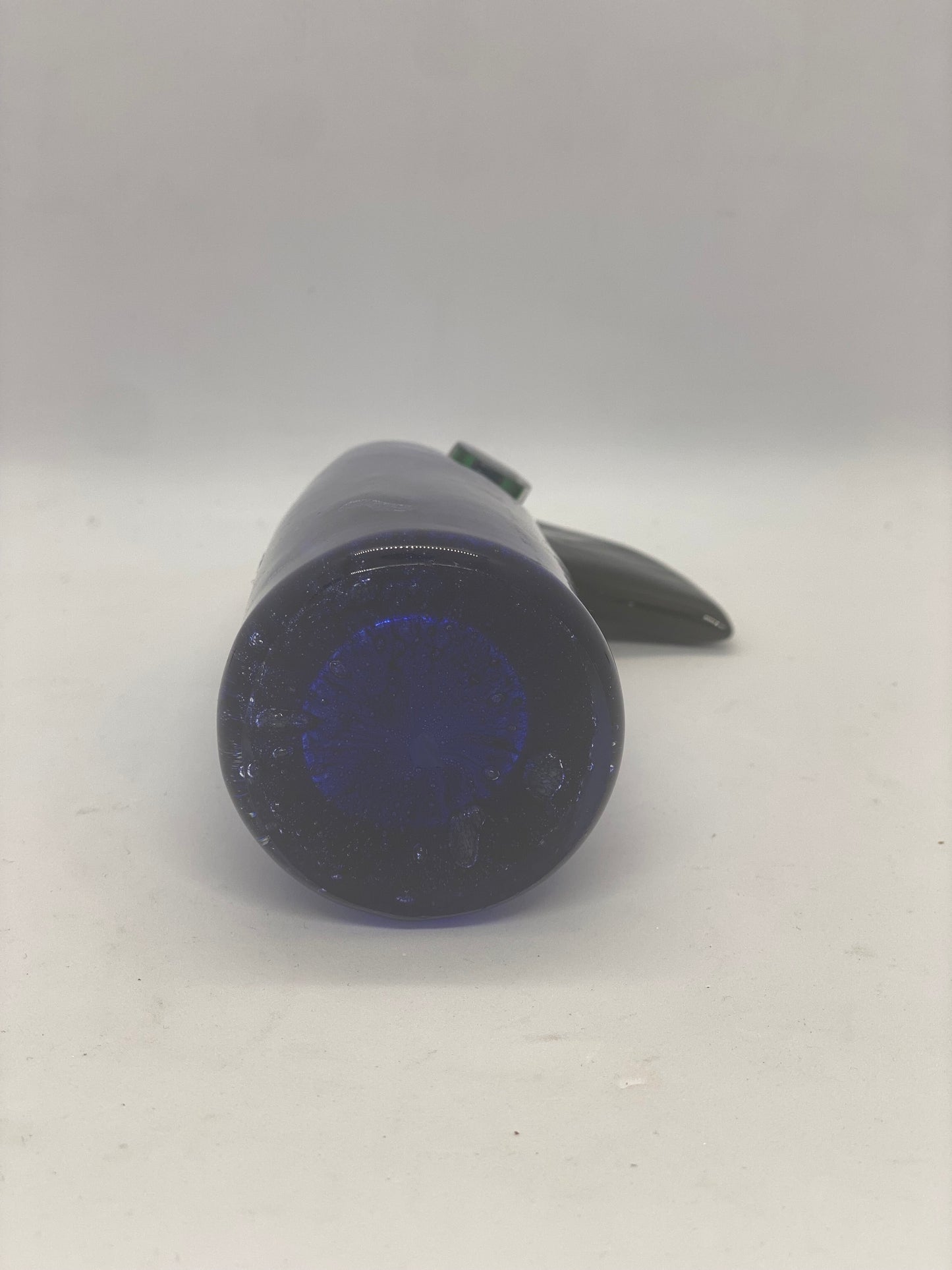 Cabeza de loro de cristal de Murano italiano vintage de mediados de siglo