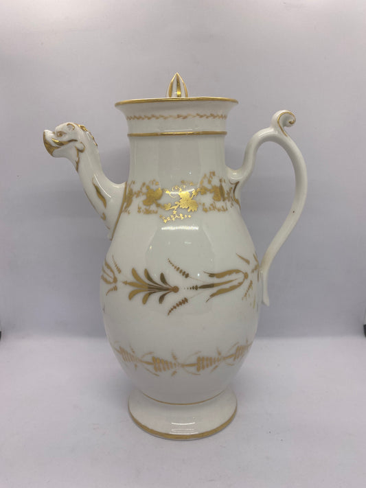 19th-century Dutch Porcelain Coffee Pot